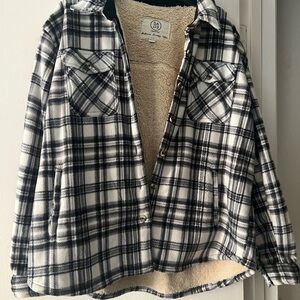 Cascade Collective Sherpa-Lined Plaid Jacket